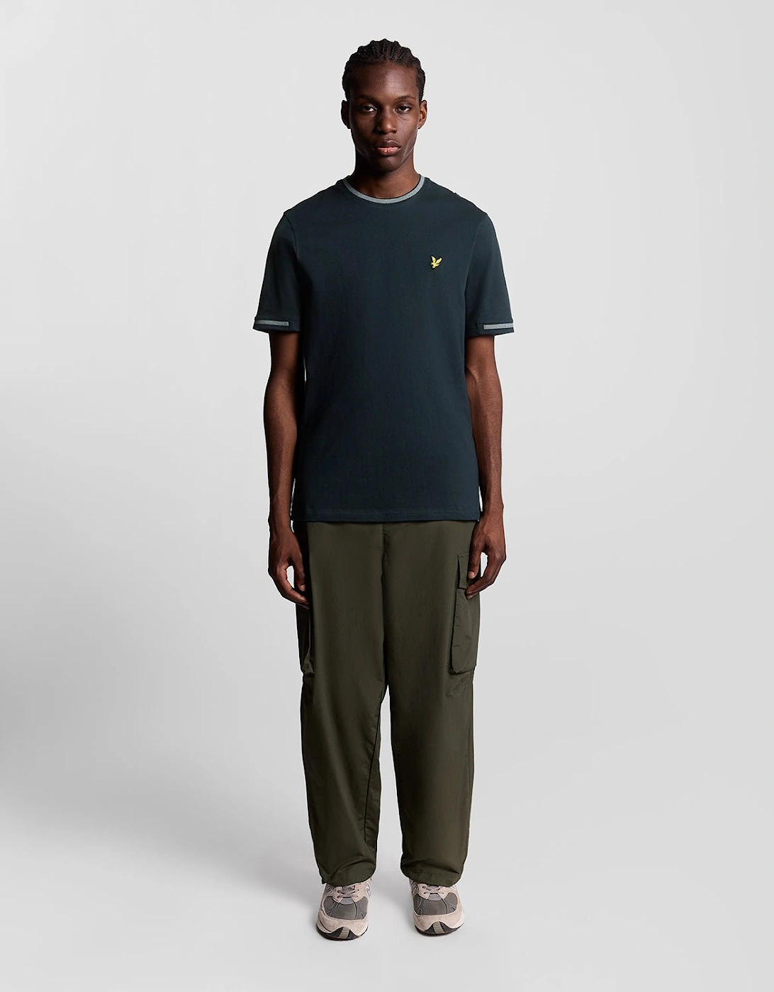Birdseye Half Tipped T-Shirt