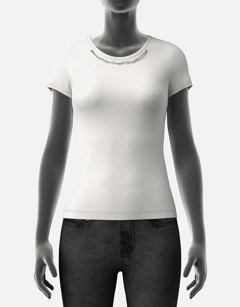 T-Matic Ribbed-Jersey Top