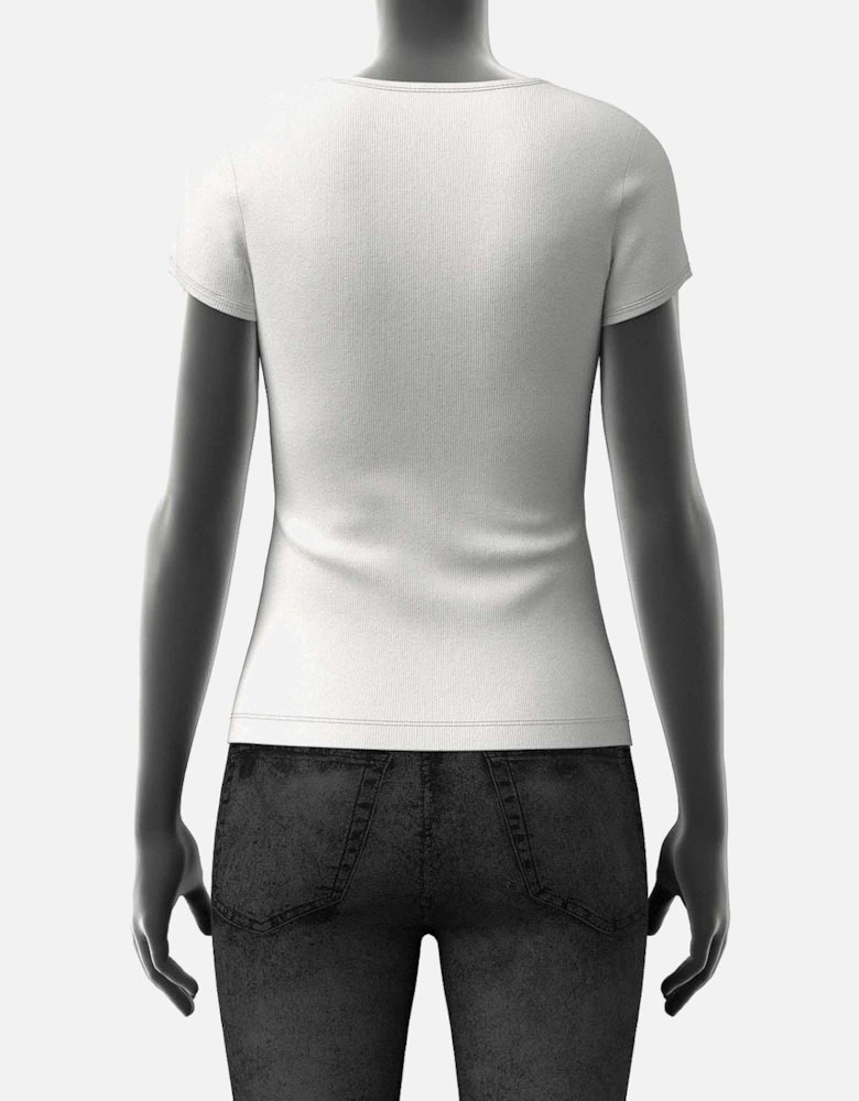 T-Matic Ribbed-Jersey Top