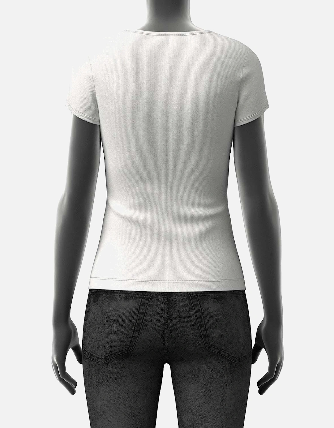 T-Matic Ribbed-Jersey Top