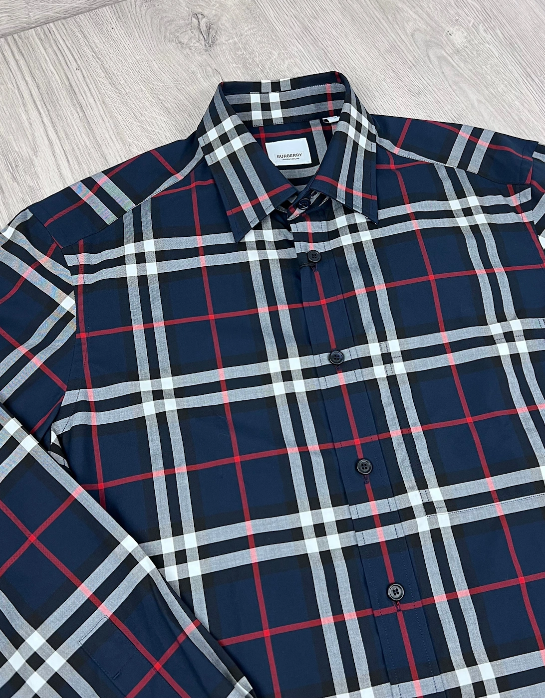 Check Shirt - Navy