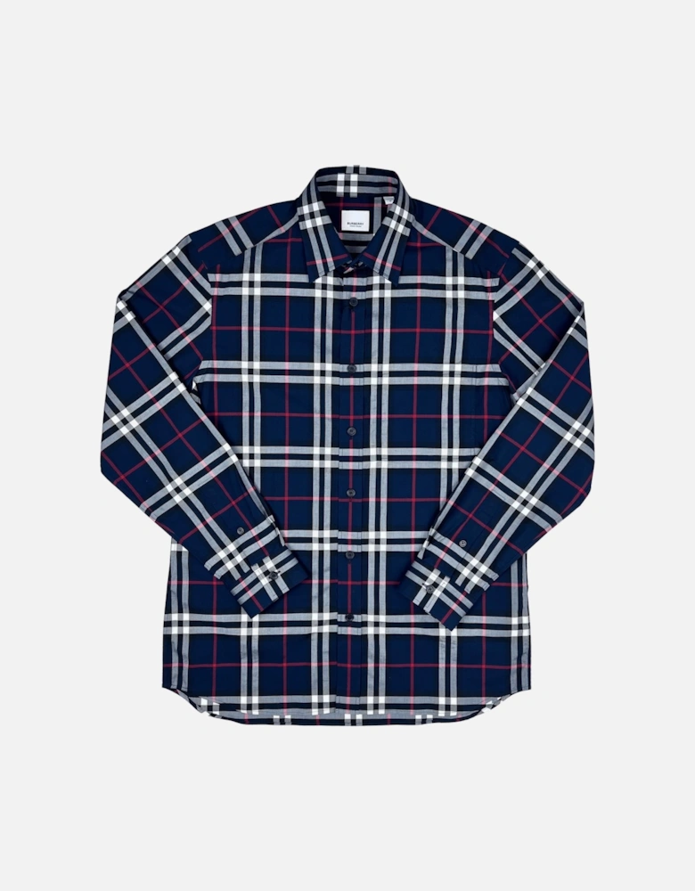 Check Shirt - Navy