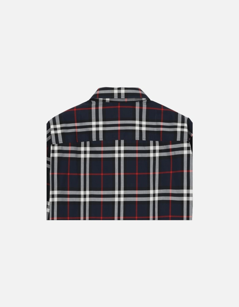 Check Shirt - Navy