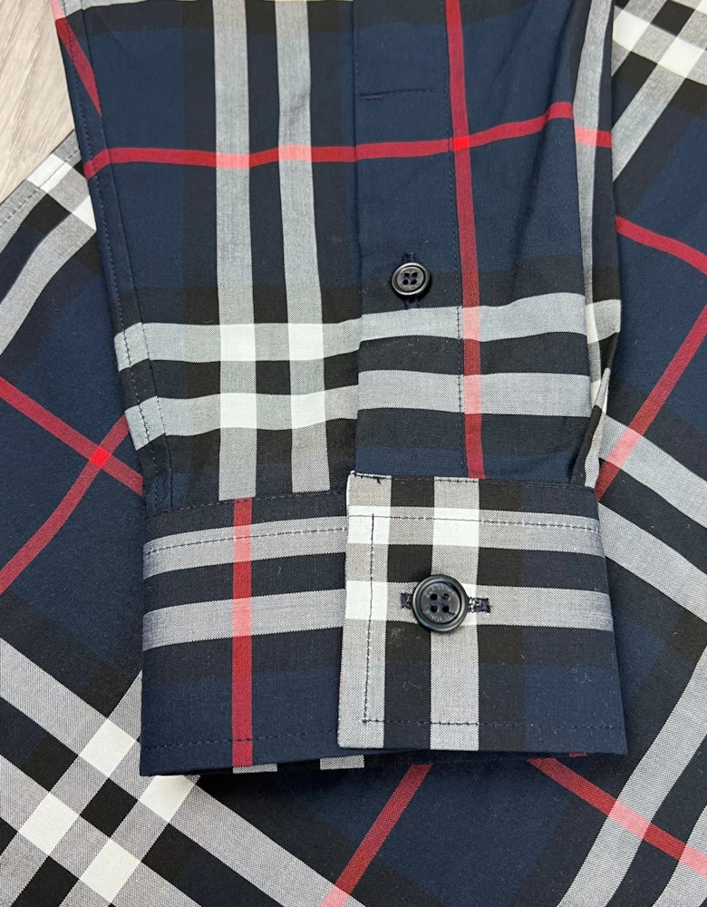 Check Shirt - Navy