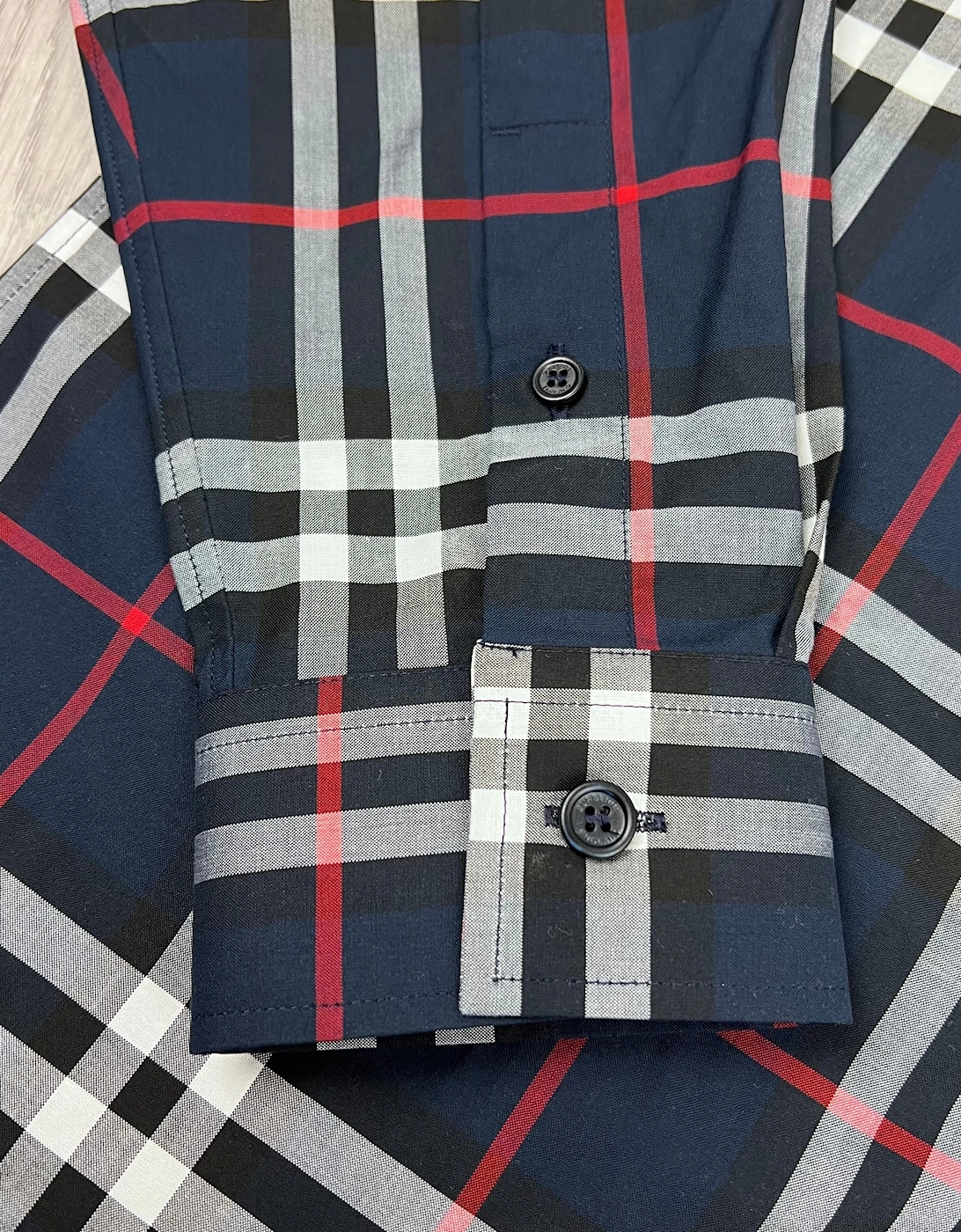 Check Shirt - Navy
