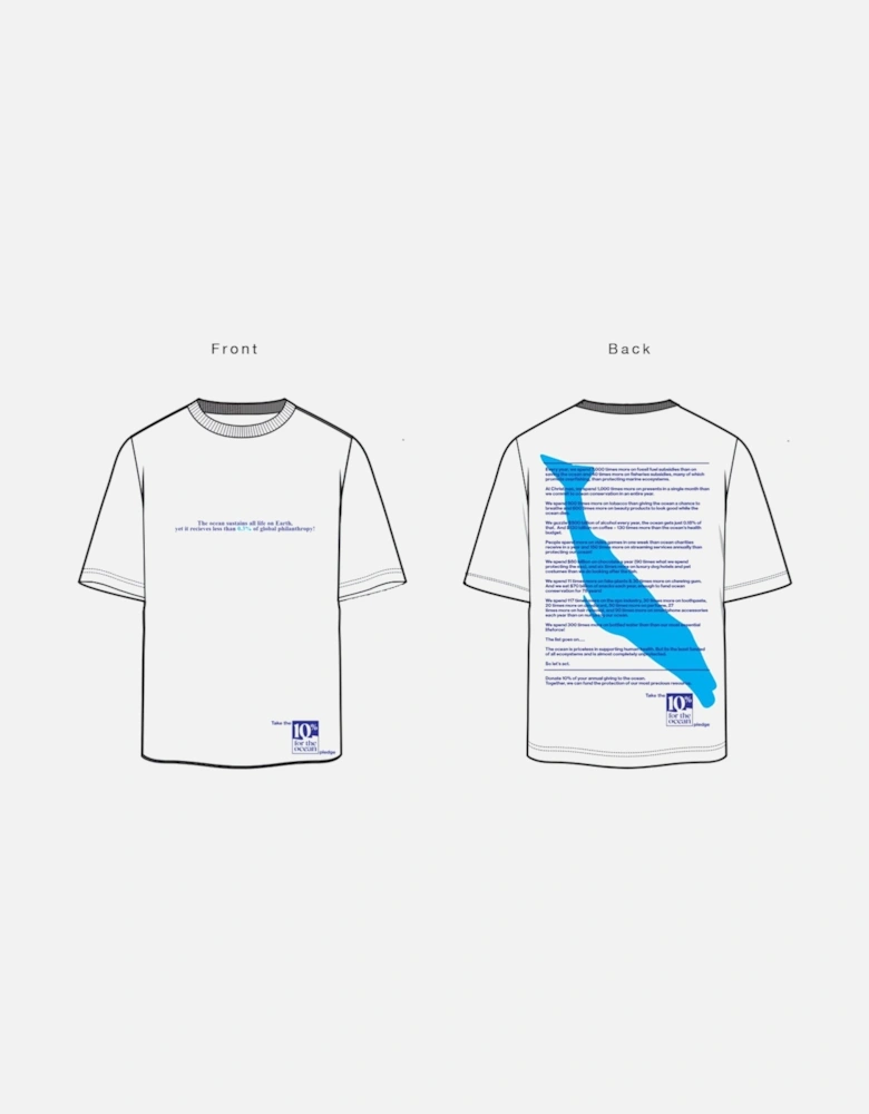 10% for the Ocean Slogan T-Shirt