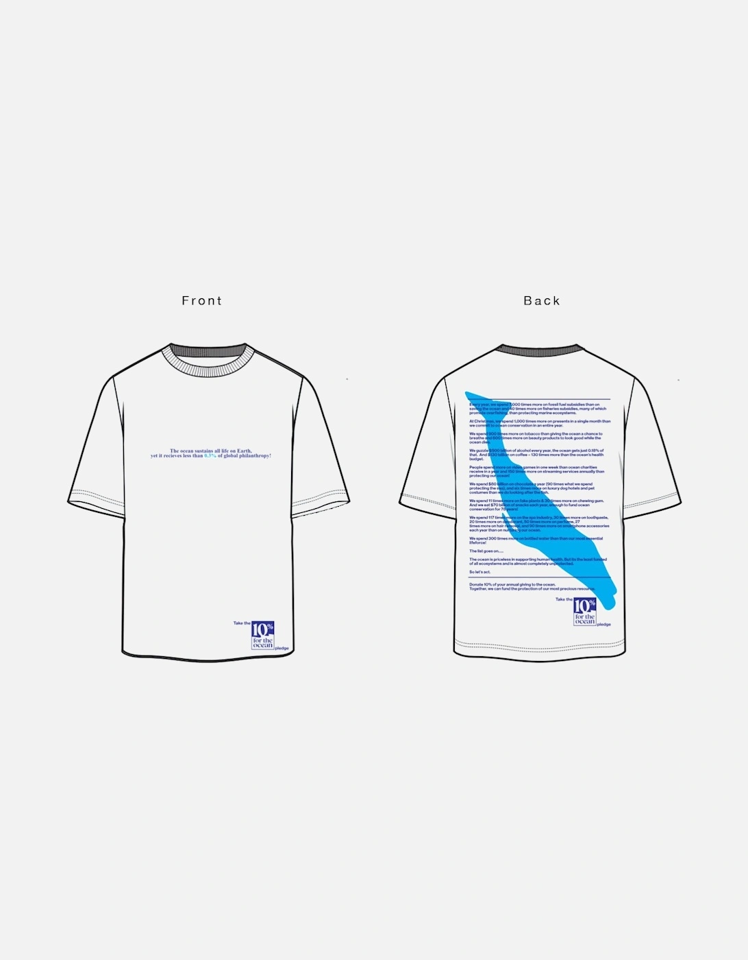 10% for the Ocean Slogan T-Shirt, 2 of 1