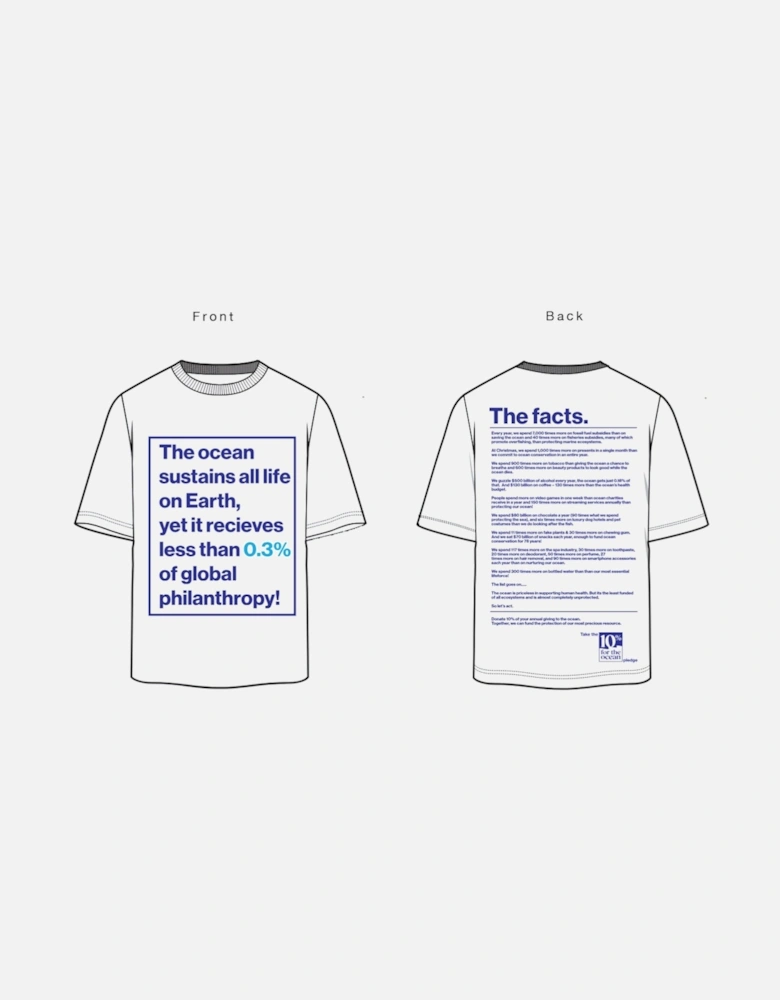 10% for the Ocean The Facts T-Shirt