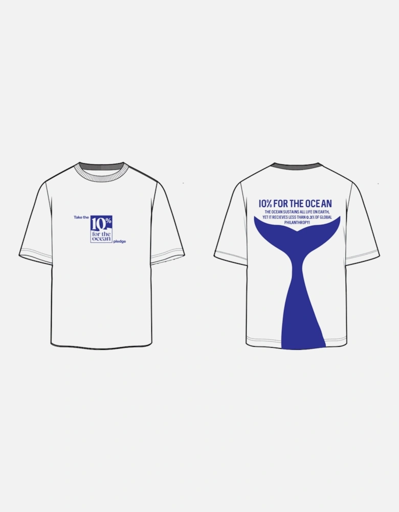 10% for the Ocean Logo T-Shirt