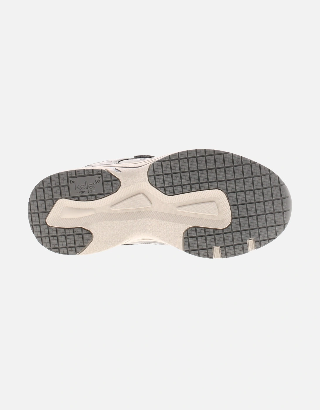 Mens Trainers Julian Wide Fit Touch Fastening grey UK Size