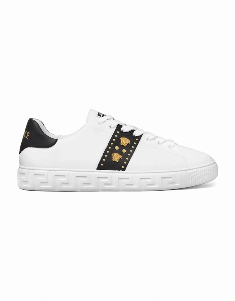 Medusa Stud Sneakers White
