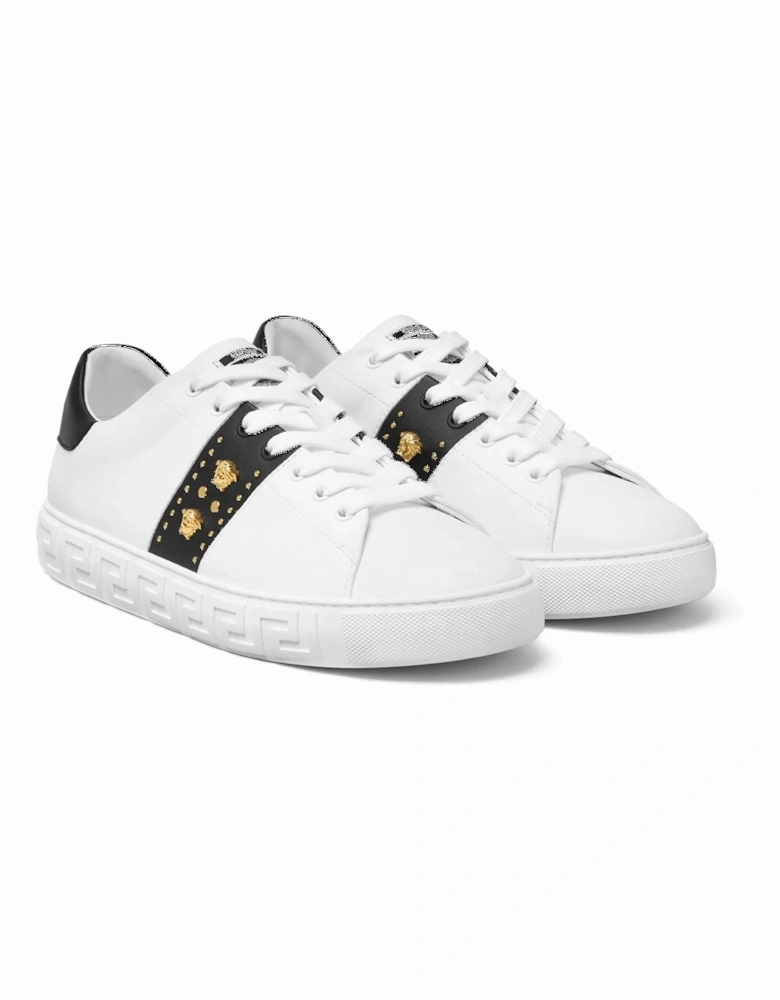 Medusa Stud Sneakers White