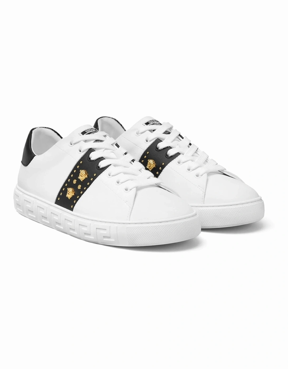 Medusa Stud Sneakers White