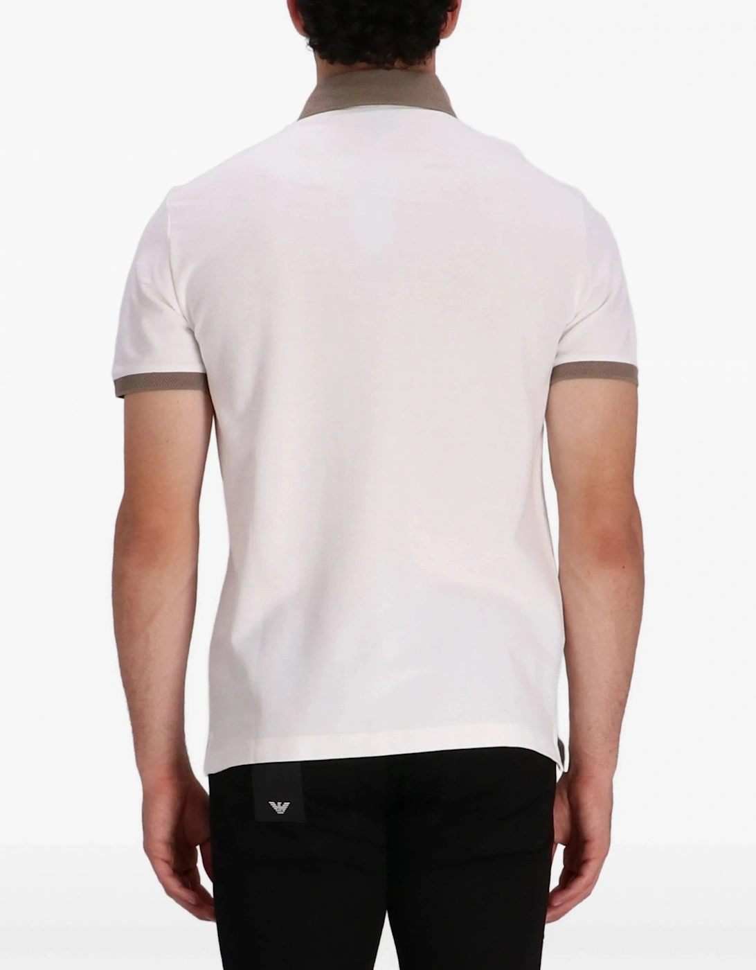 Branded Piquet Polo White