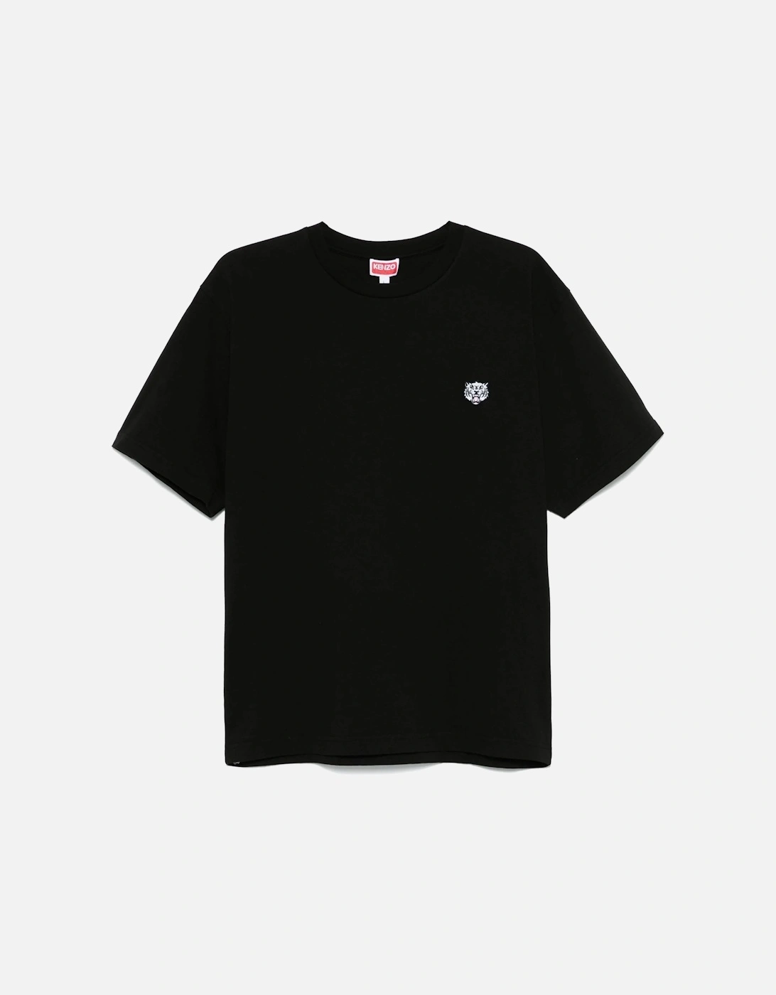 Happy Embroidered Classic T-Shirt Black, 5 of 4