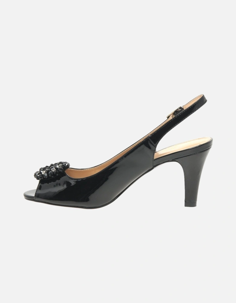 Elodie Womens Slingback Peep Toe Shoes