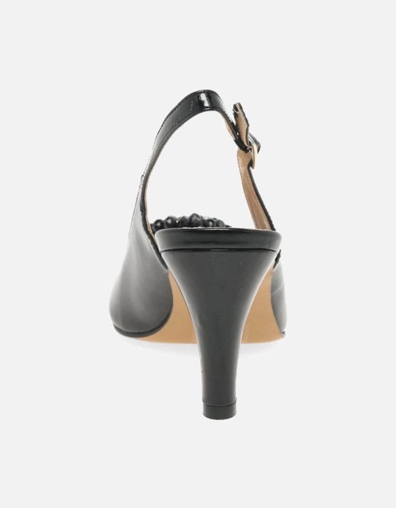Elodie Womens Slingback Peep Toe Shoes