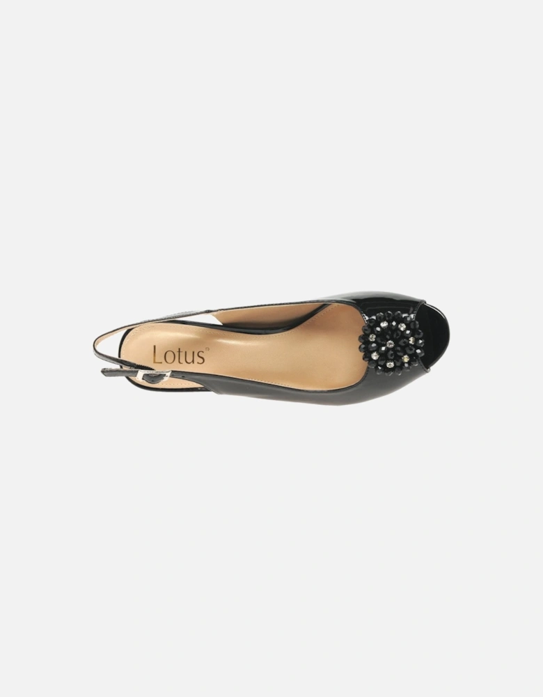 Elodie Womens Slingback Peep Toe Shoes