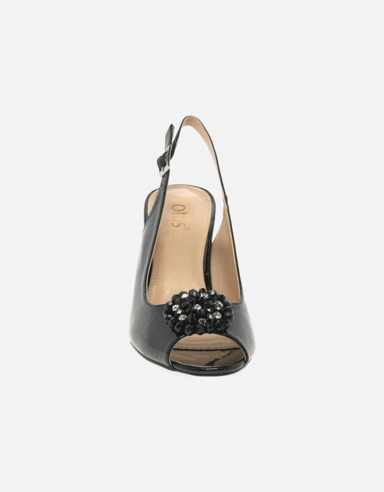 Elodie Womens Slingback Peep Toe Shoes