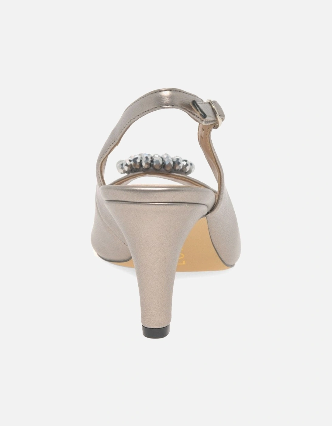 Elodie Womens Slingback Peep Toe Shoes