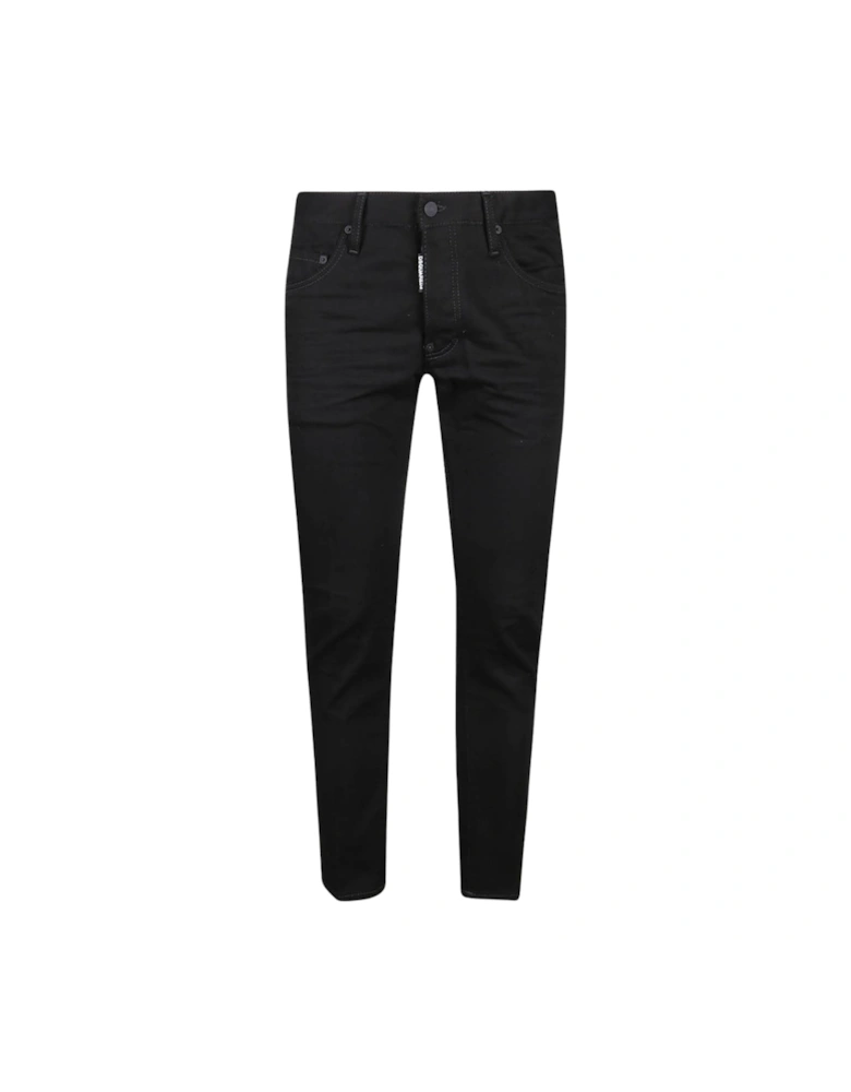 Skater Jean Plain Black Jeans