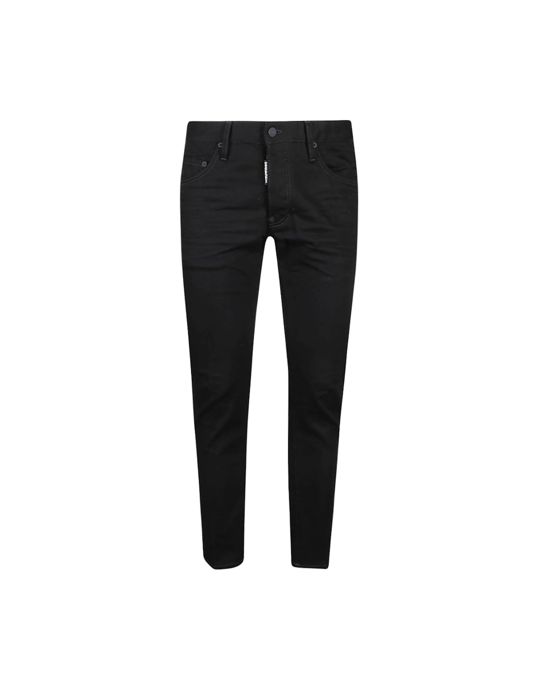 Skater Jean Plain Black Jeans, 3 of 2