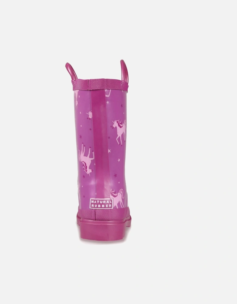 Great Outdoors Childrens/Kids Minnow Patterned Wellington Boots
