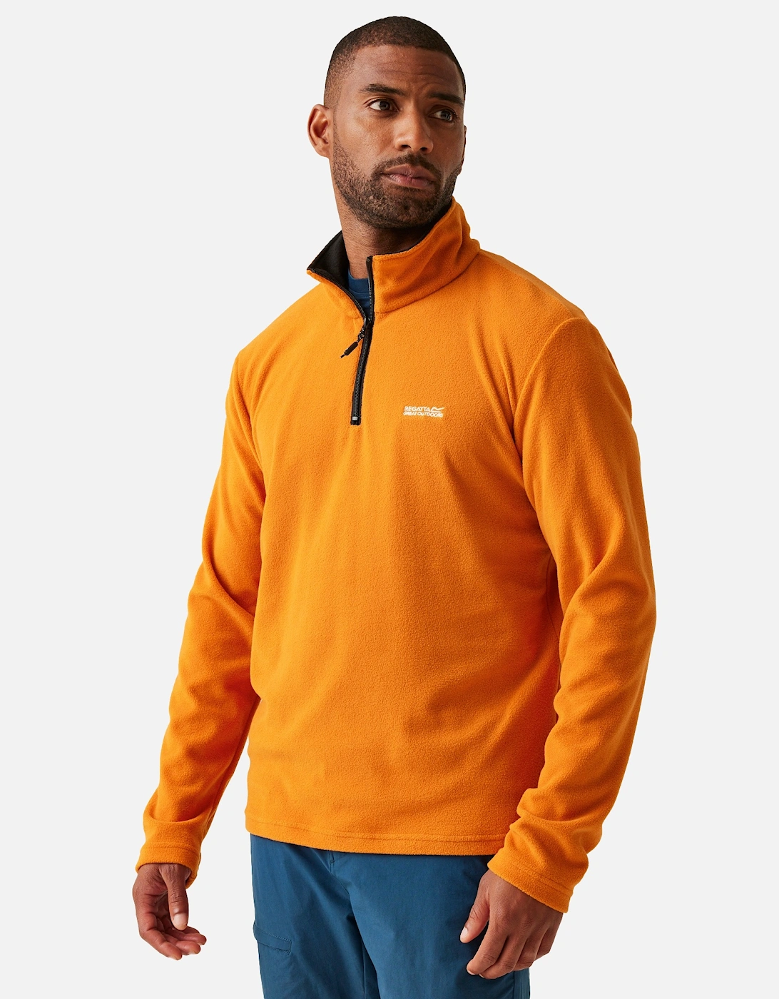 Great Outdoors Mens Thompson Half Zip Fleece Top