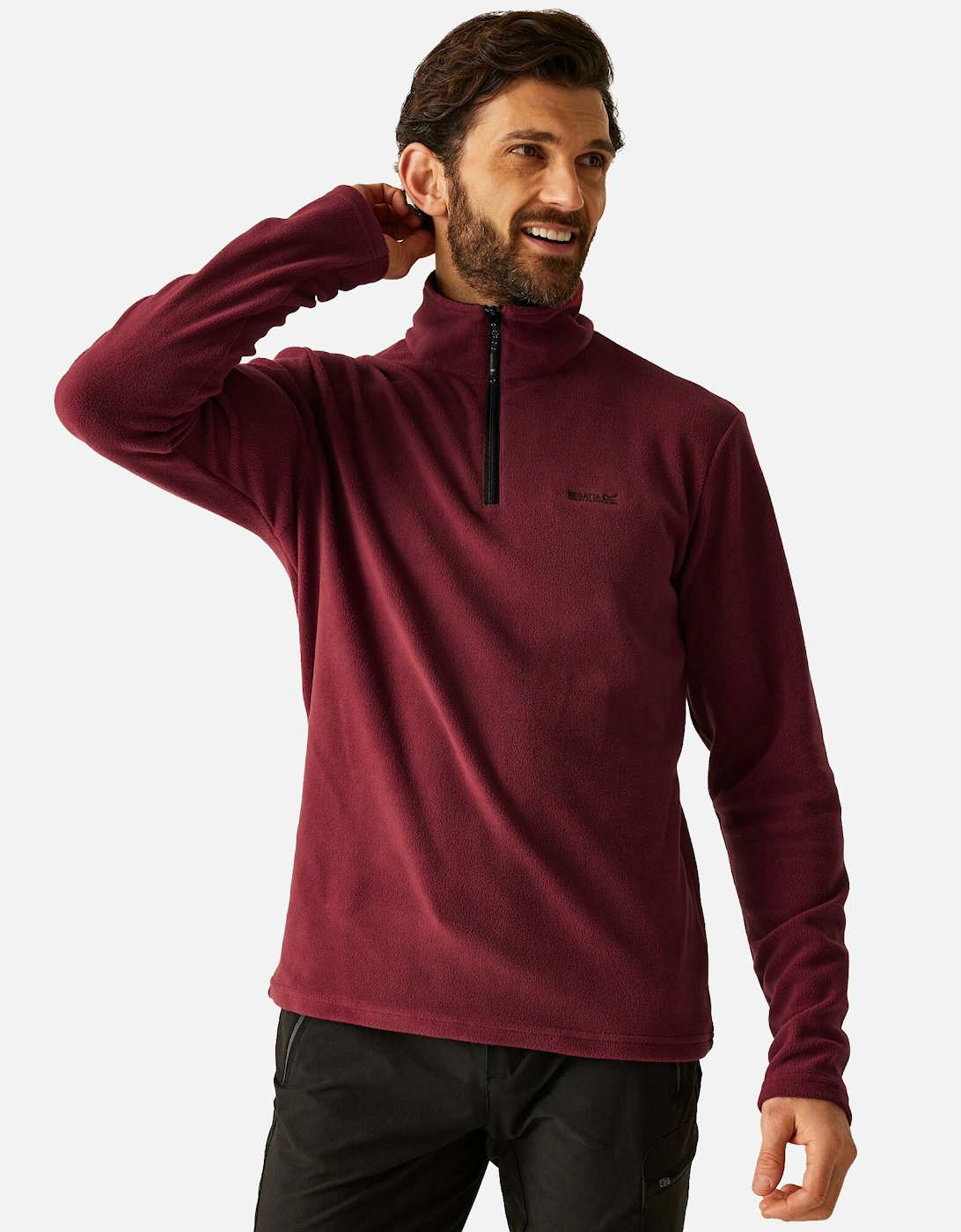 Great Outdoors Mens Thompson Half Zip Fleece Top