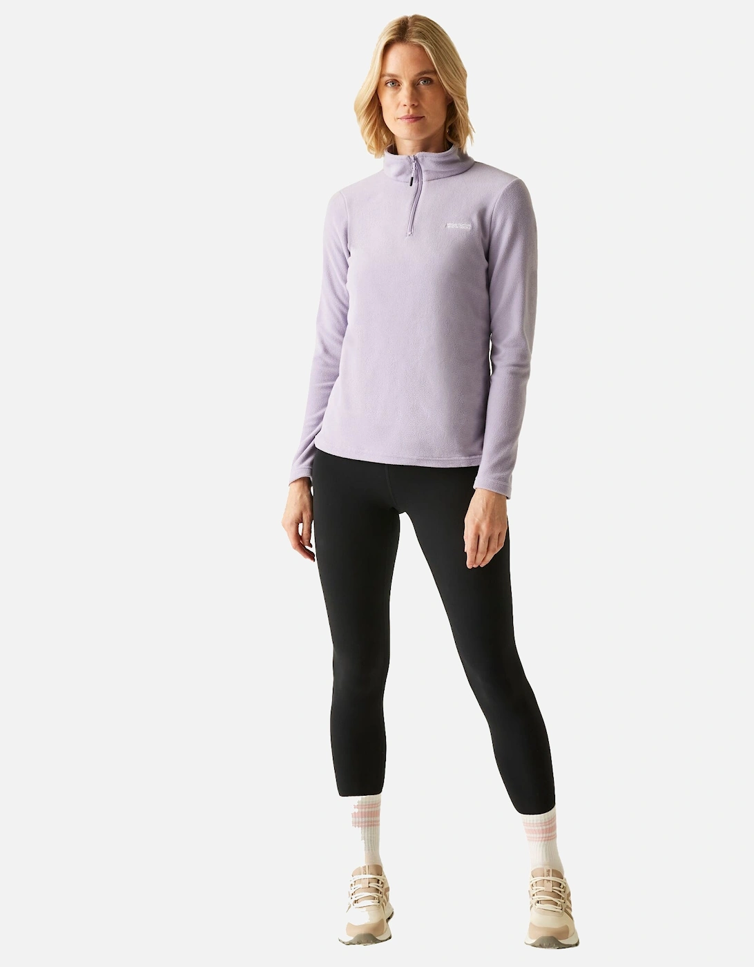 Regatta Women's Purple Great Outdoors / Sweetheart 1/4 Zip Fleece Top - Size 20 UK