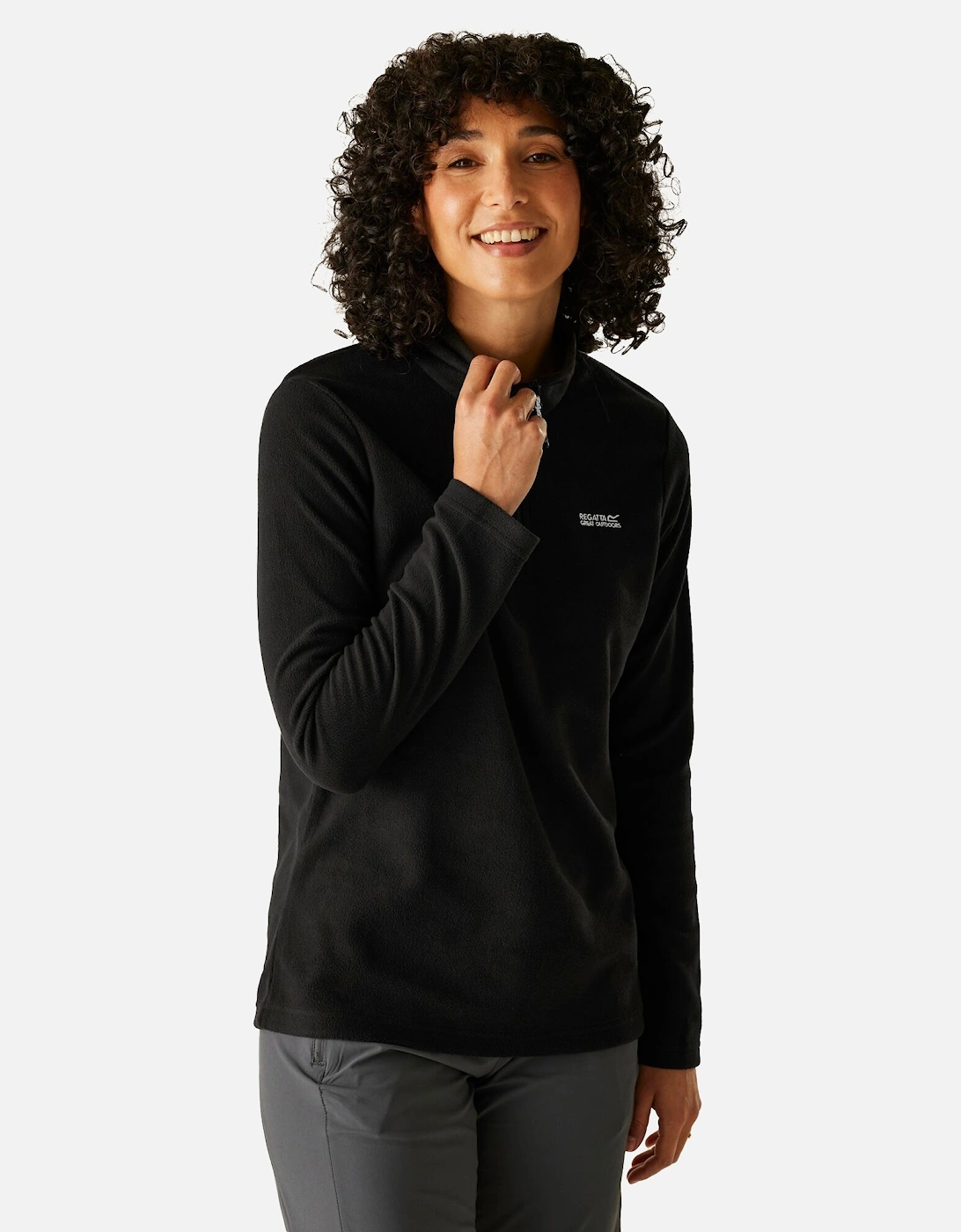 Great Outdoors Womens/Ladies Sweetheart 1/4 Zip Fleece Top