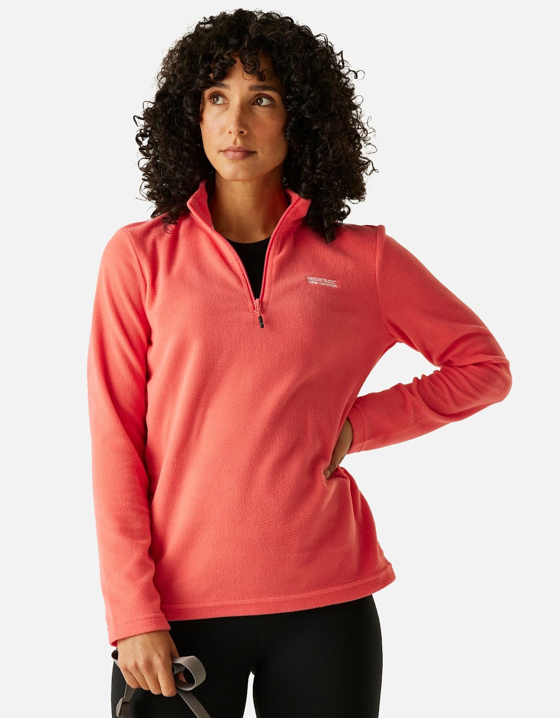 Great Outdoors Womens/Ladies Sweetheart 1/4 Zip Fleece Top