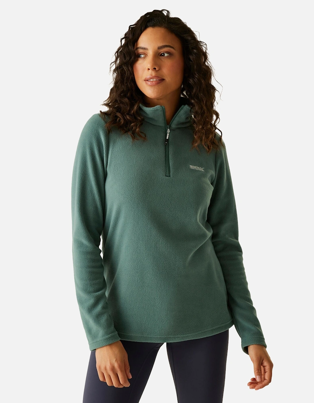 Great Outdoors Womens/Ladies Sweetheart 1/4 Zip Fleece Top