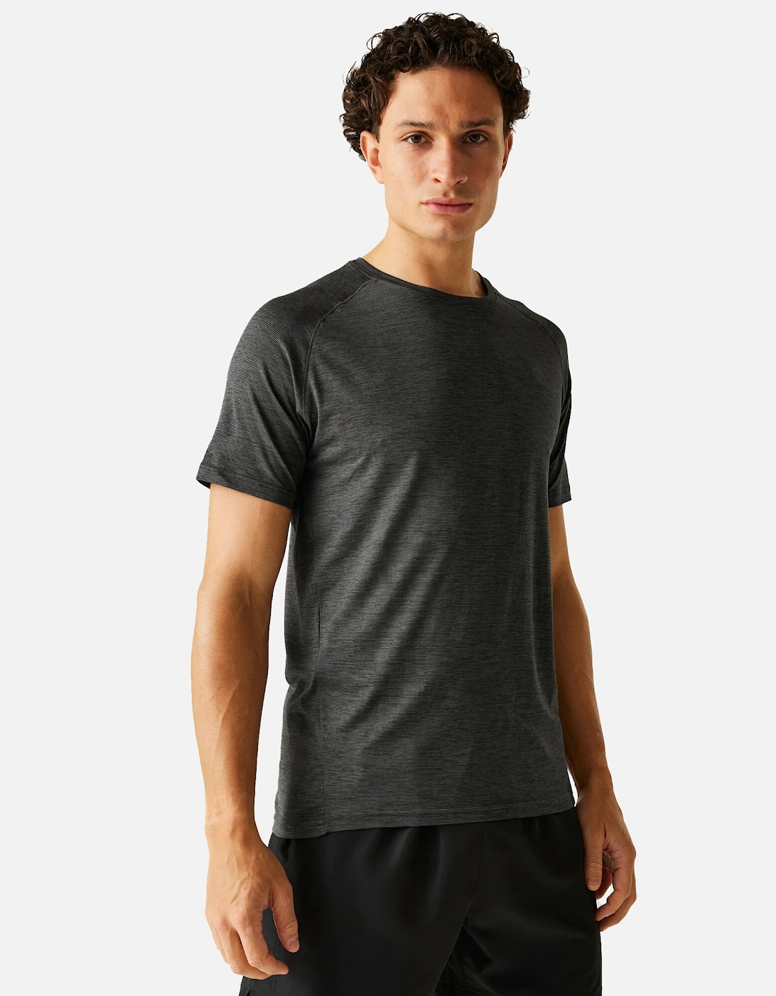 Mens Persist Marl T-Shirt, 6 of 5