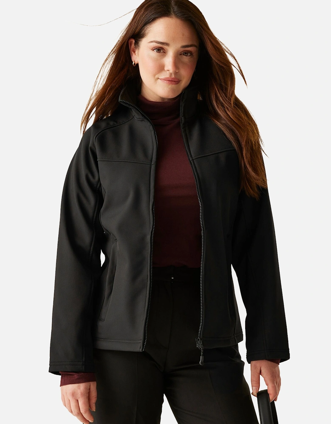 Professional Ladies Uproar Softshell Wind Resistant Jacket