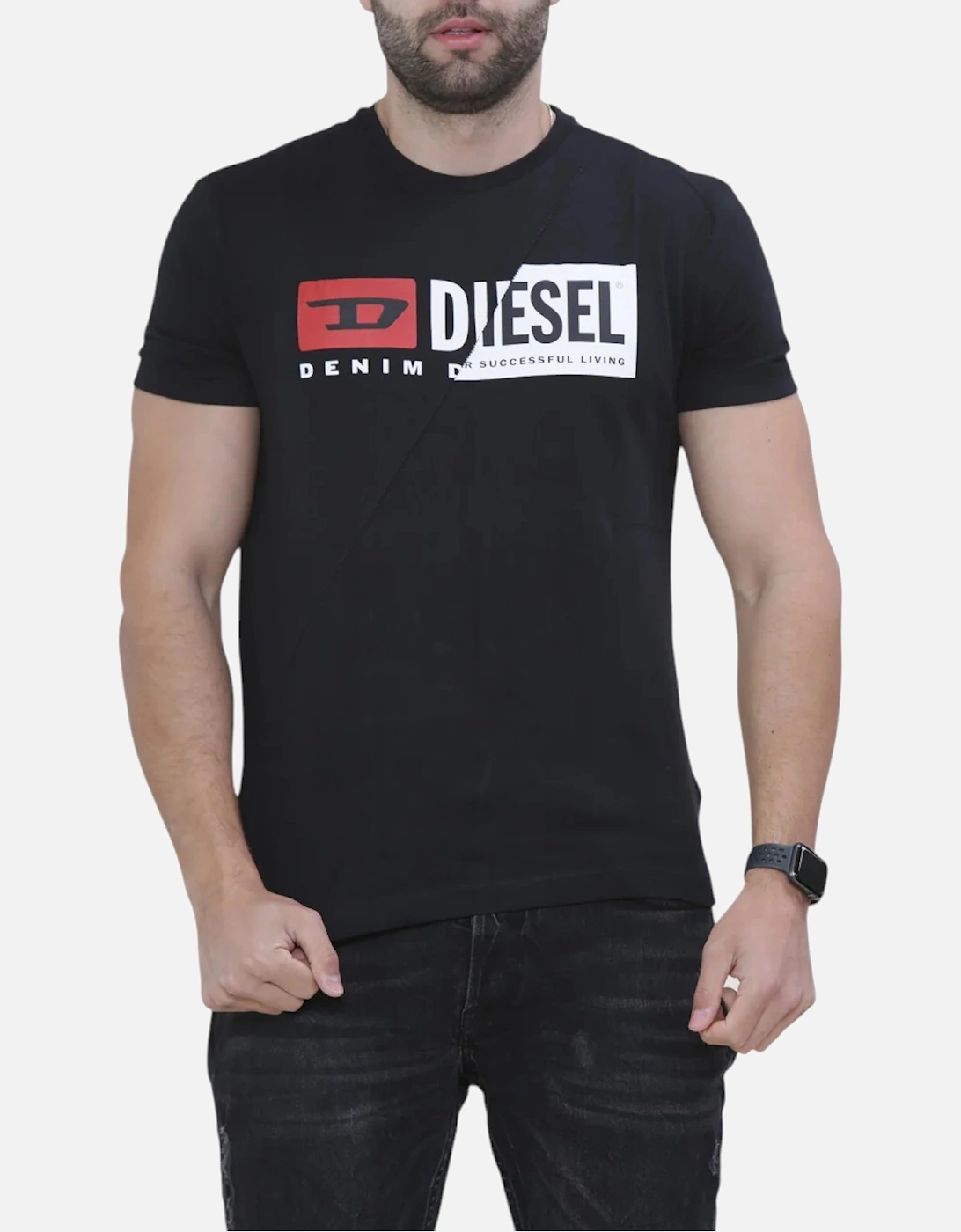 T-Diego-Cuty Logo Mens T Shirts Crew Neck Short Sleeve Slim Summer Tee