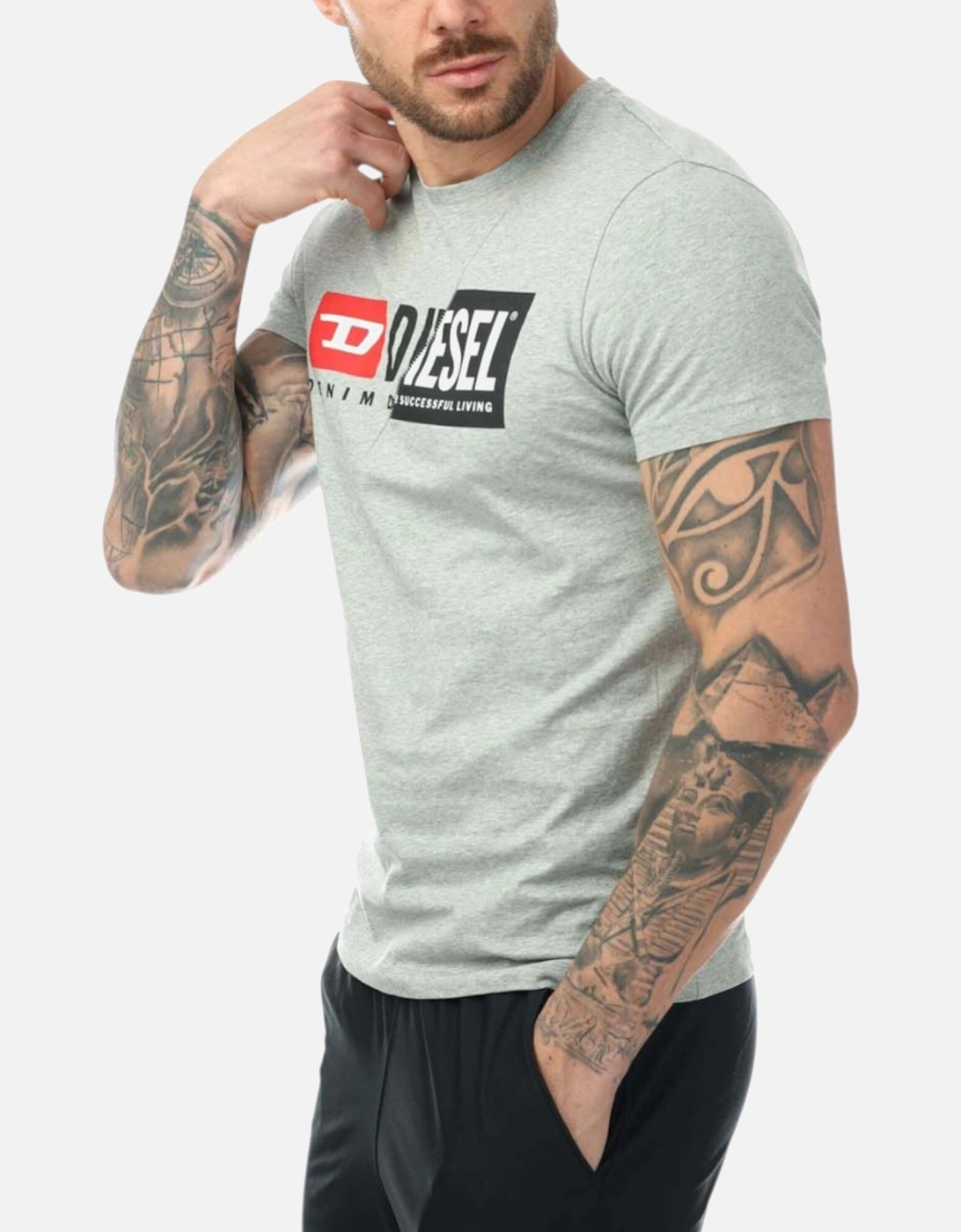 T-Diego-Cuty Logo Mens T Shirts Crew Neck Short Sleeve Slim Summer Tee
