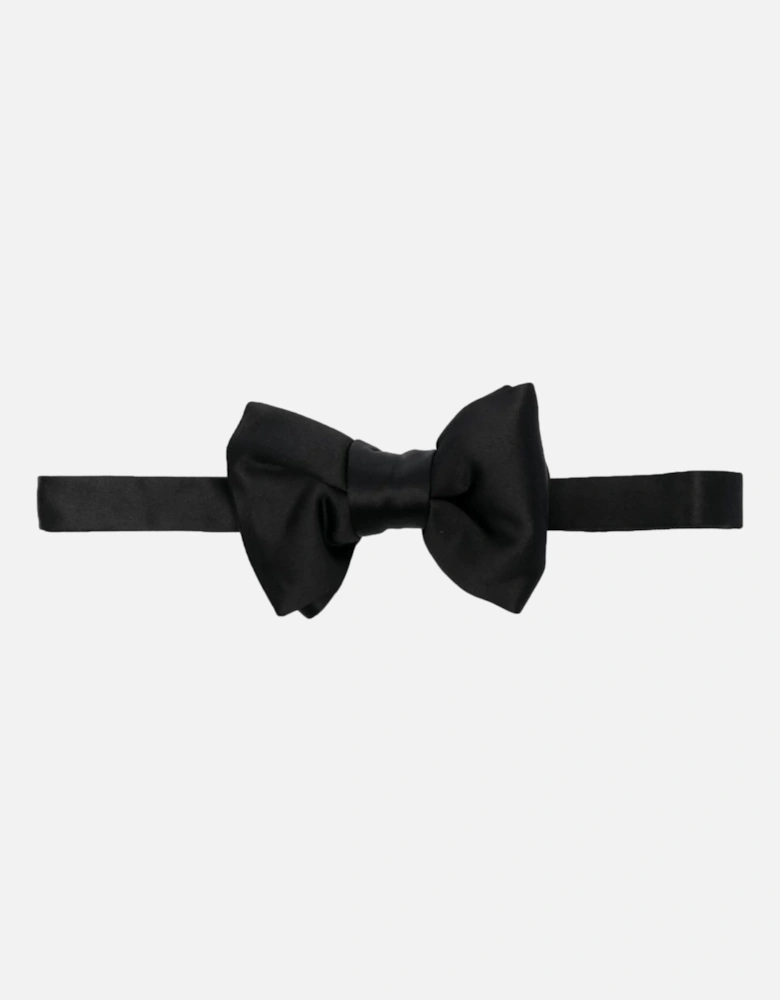 Silk Bow Tie 6cm X 10cm Black