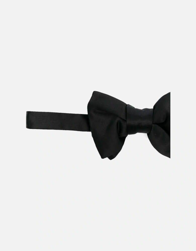 Silk Bow Tie 6cm X 10cm Black