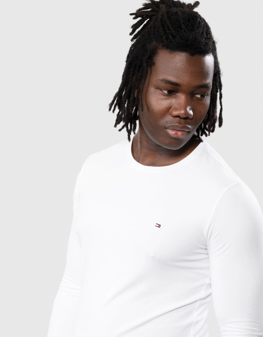 Stretch Slim Fit Mens Long Sleeve T-Shirt