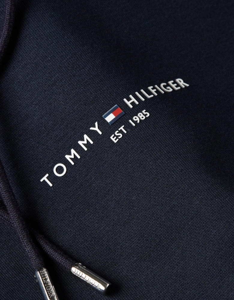 Tommy Logo Tipped Mens Hoodie