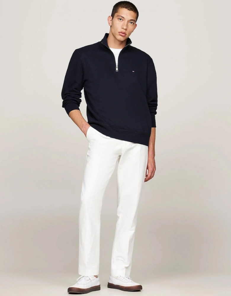 Essential Fleece Mens Half Zip Sweatshirt - Desert Sky