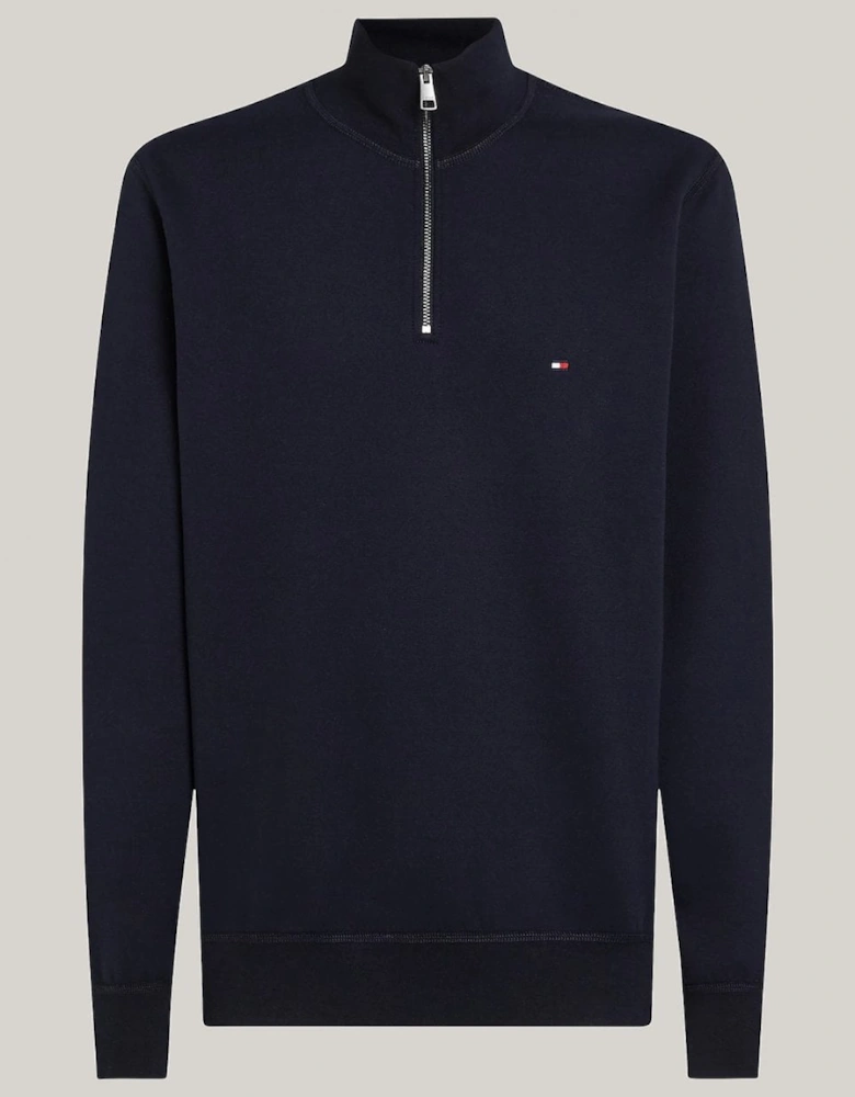 Essential Fleece Mens Half Zip Sweatshirt - Desert Sky