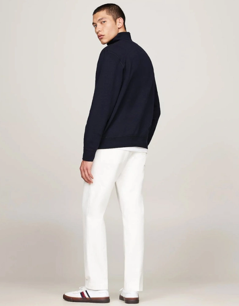 Essential Fleece Mens Half Zip Sweatshirt - Desert Sky