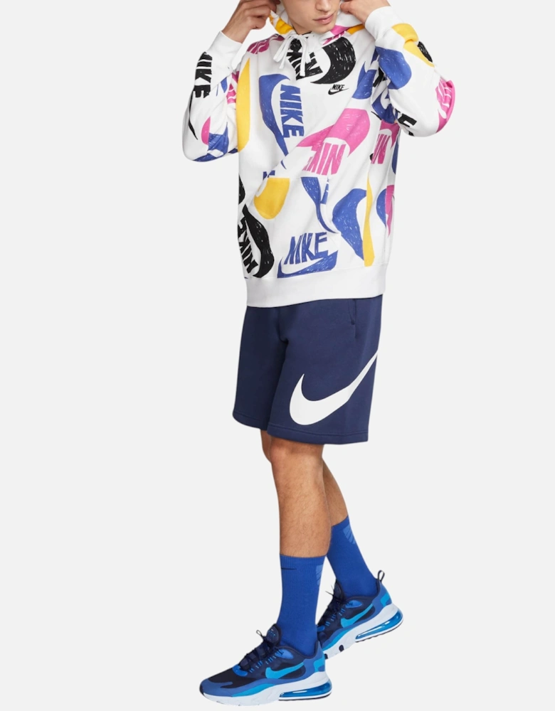 Mens Shorts Swoosh Club Graphics Relaxed Fit