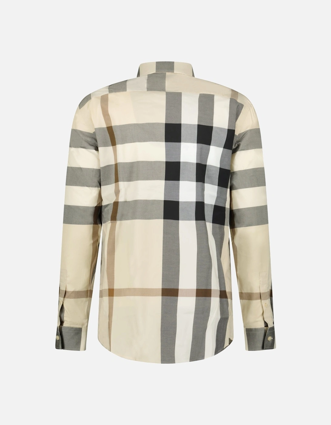 'Claverdon' Check Shirt in Modern Beige