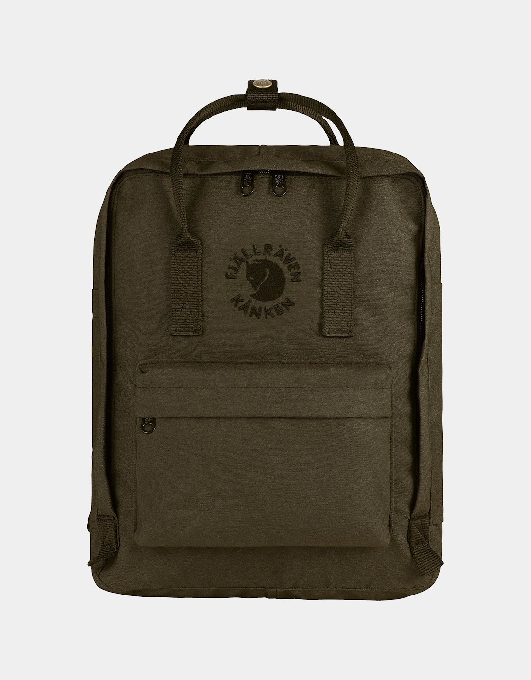 Fjallraven Re-Kanken Unisex Backpack - Dark Olive 633, 2 of 1