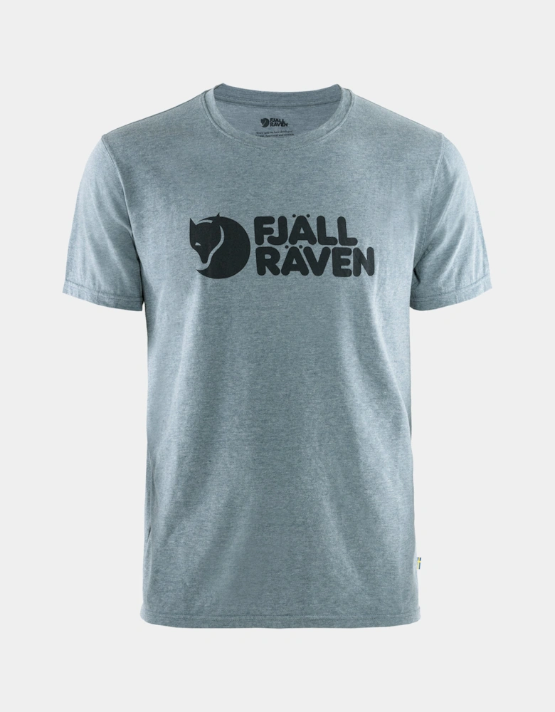 Logo Mens T-Shirt - Uncle Blue/Melange 520-999