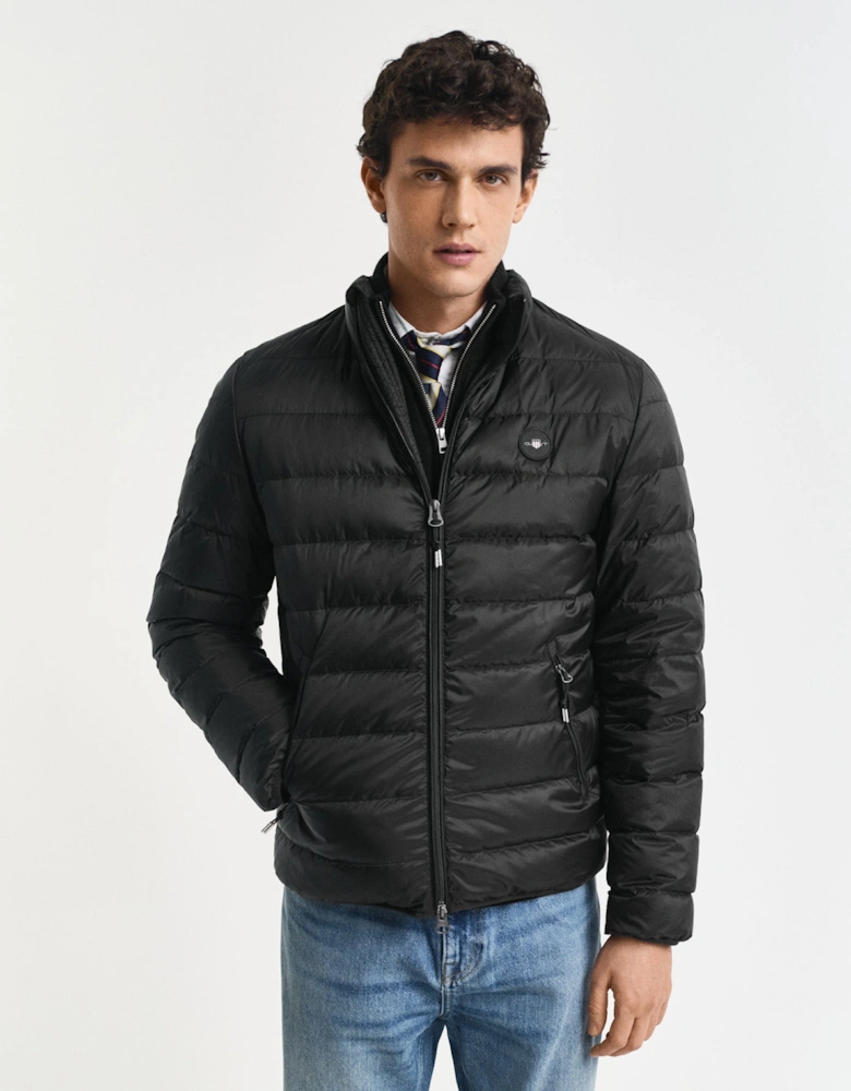 Mens Light Down Padded Jacket - 5 Black