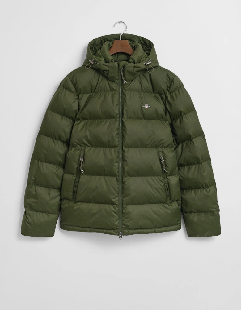Mens Active Cloud Puffer Jacket - 360 Country Green